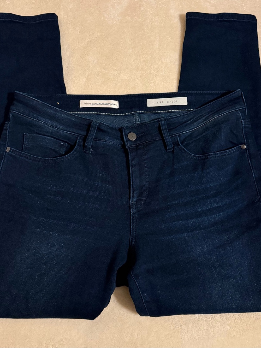 Anthropologie Pilcro Dark Indigo Skinny Jeans